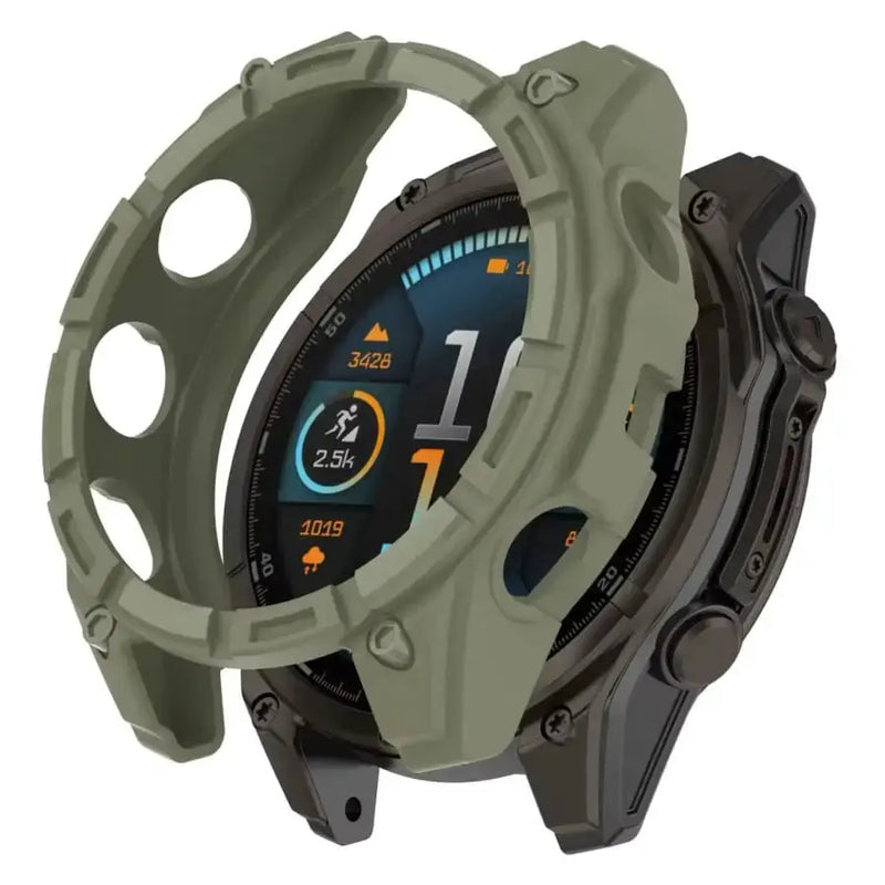 Habicare Watch case Protective Case for Garmin Tactix 8 (51mm) (Green) Protective Case for Garmin Tactix 8 (51mm) (Green)