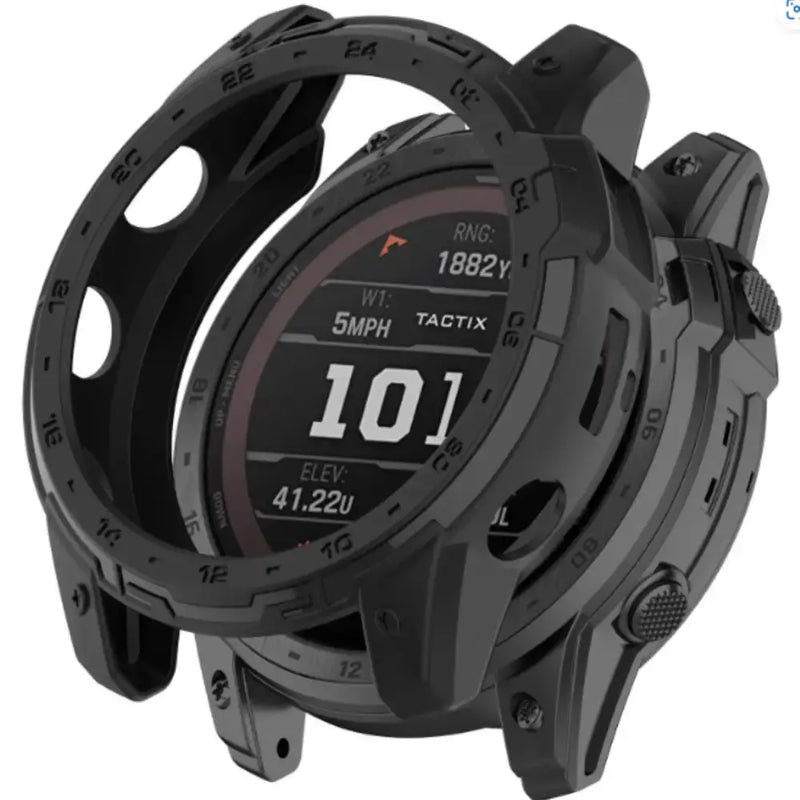 Habicare Watch case Protective Case for Garmin Tactix Delta (Black) Protective Case for Garmin Tactix Delta (Black)
