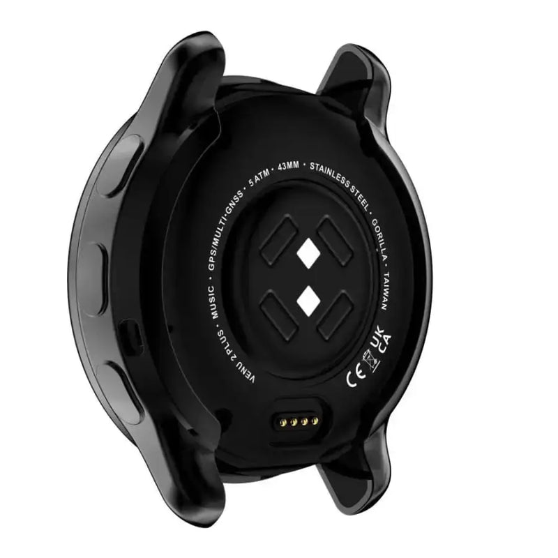 Habicare Watch case Protective Case for Garmin Venu 2 Plus (Black) Protective Case for Garmin Venu 2 Plus (Black)