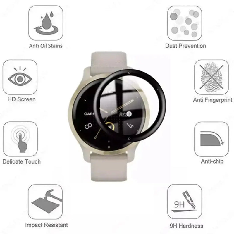 Screen Protectors for Garmin Venu 2S (Pack of 5) – view 2