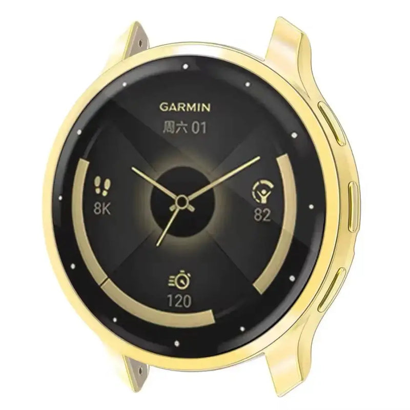 Habicare Watch case Protective Case for Garmin Venu 3 (Gold) Protective Case for Garmin Venu 3 (Gold)
