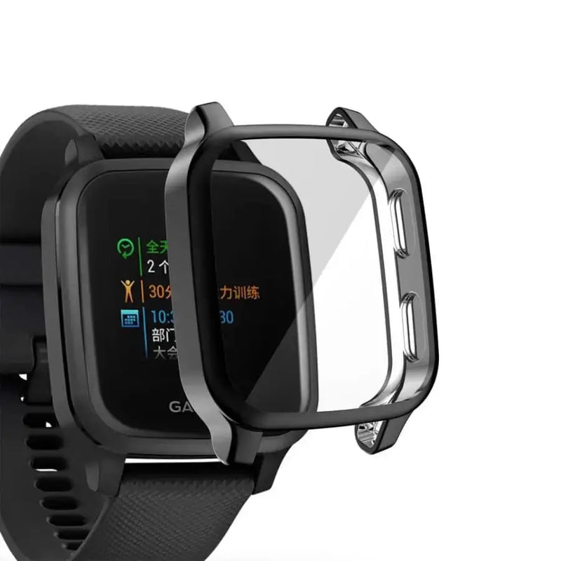 Habicare Watch case Protective Case for Garmin Venu Sq 2 Series (Black) Protective Case for Garmin Venu Sq 2 Series (Black)