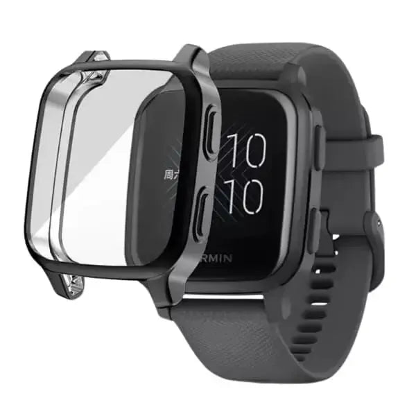 Habicare Watch case Protective Case for Garmin Venu Sq 2 Series (Black) Protective Case for Garmin Venu Sq 2 Series (Black)