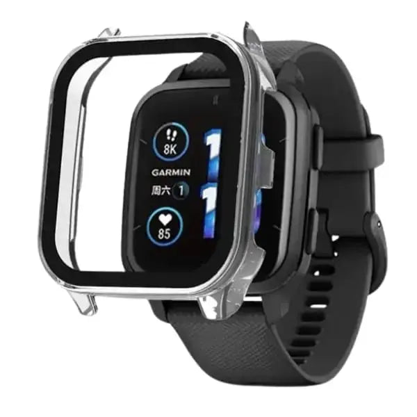 Habicare Watch case Protective Case for Garmin Venu Sq 2 Series (Clear) Protective Case for Garmin Venu Sq 2 Series (Clear)