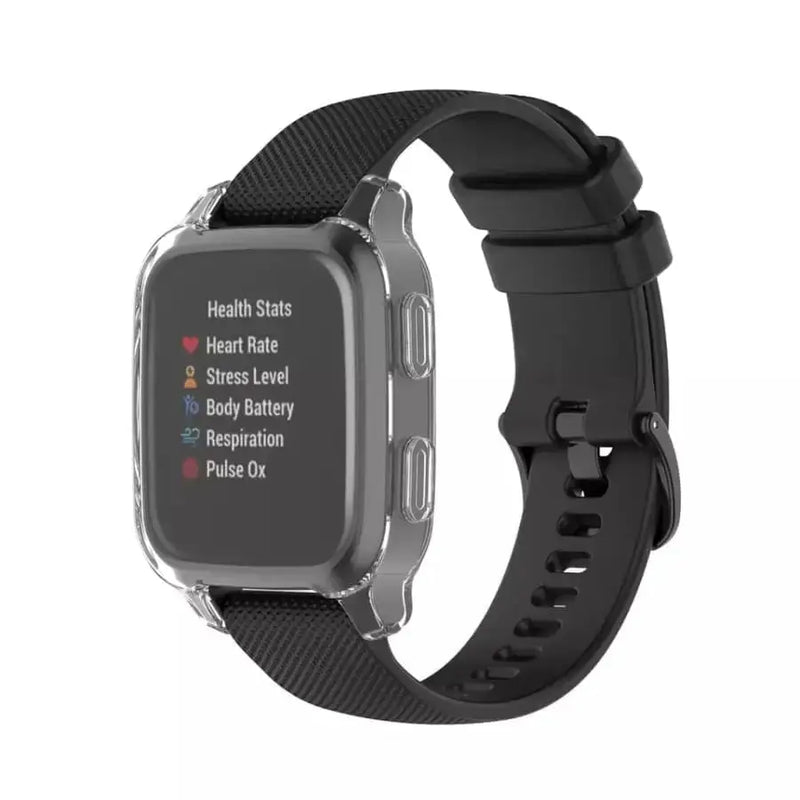 Habicare Watch case Protective Case for Garmin Venu Sq 2 Series (Clear) Protective Case for Garmin Venu Sq 2 Series (Clear)