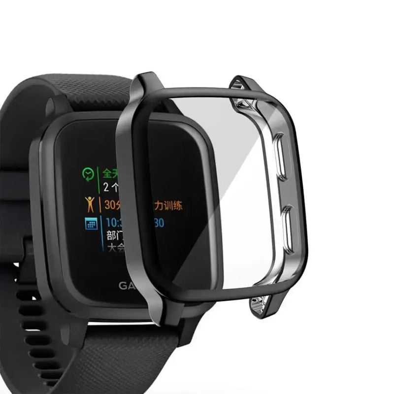 Habicare Watch case Protective Case for Garmin Venu Sq Series (Black) Protective Case for Garmin Venu Sq Series (Black)