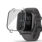 Habicare Watch case Protective Case for Garmin Venu Sq Series (Clear) Protective Case for Garmin Venu Sq Series (Clear)