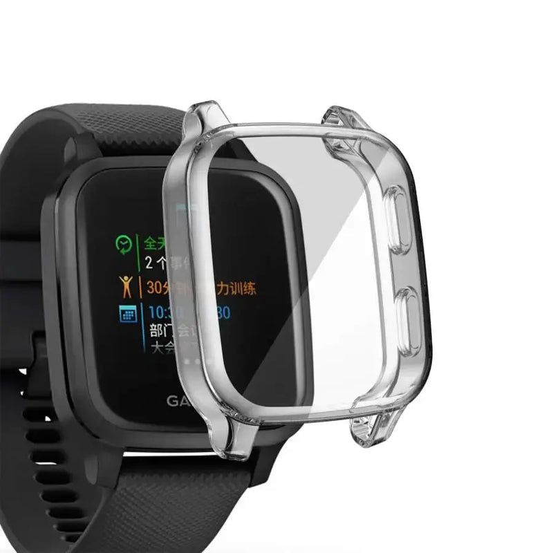 Habicare Watch case Protective Case for Garmin Venu Sq Series (Clear) Protective Case for Garmin Venu Sq Series (Clear)