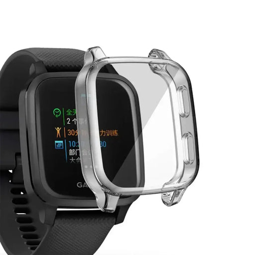 Habicare Watch case Protective Case for Garmin Venu Sq Series (Clear) Protective Case for Garmin Venu Sq Series (Clear)