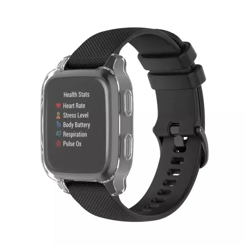 Habicare Watch case Protective Case for Garmin Venu Sq Series (Clear) Protective Case for Garmin Venu Sq Series (Clear)