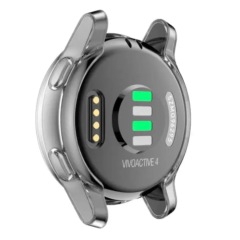 Habicare Watch case Protective Case for Garmin Vivoactive 4 (Clear) Protective Case for Garmin Vivoactive 4 (Clear)