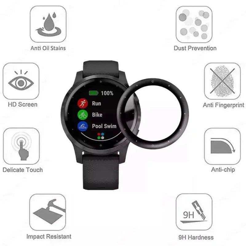 Screen Protectors for Garmin Vivoactive 4S (Pack of 5) – view 2