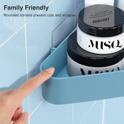 Corner Shower Caddy Bathroom Storage Shelf Holder Rack Adhesive – view 5