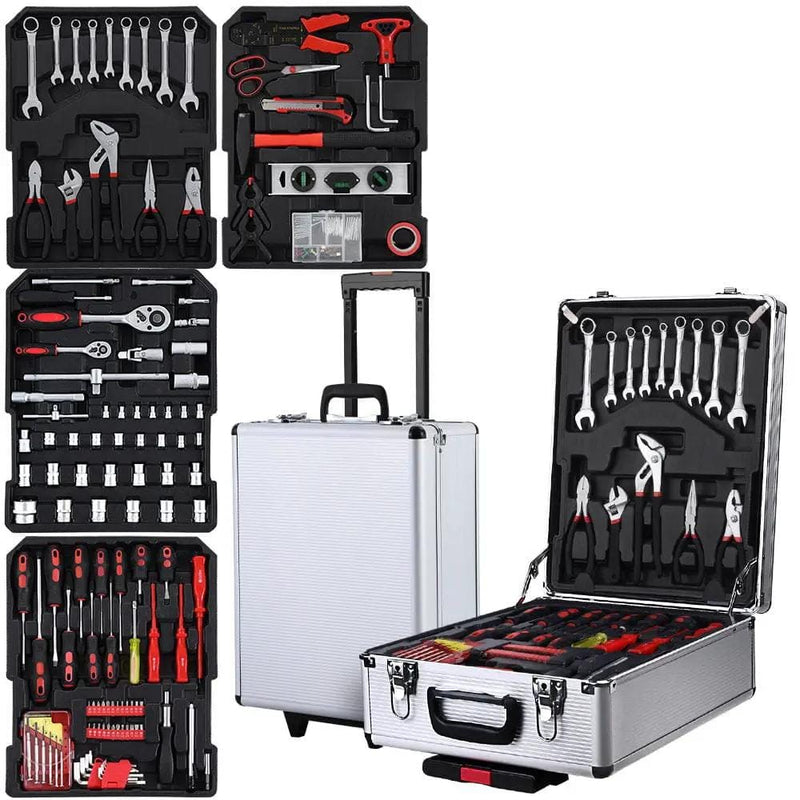 Giantz 786pcs Tool Kit Trolley Case Mechanics Box Toolbox Portable DIY Set – view 1