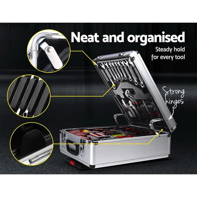 Giantz 786pcs Tool Kit Trolley Case Mechanics Box Toolbox Portable DIY Set – view 3