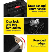 Giantz 816pcs Tool Kit Trolley Case Mechanics Box Toolbox Portable DIY Set – view 4