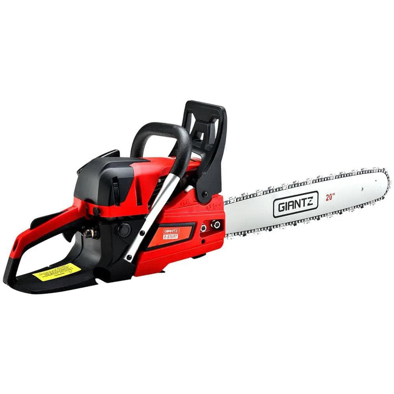 Giantz Chainsaw Petrol 52CC 20" Bar Commercial E-Start Pruning Chain Saw – view 4