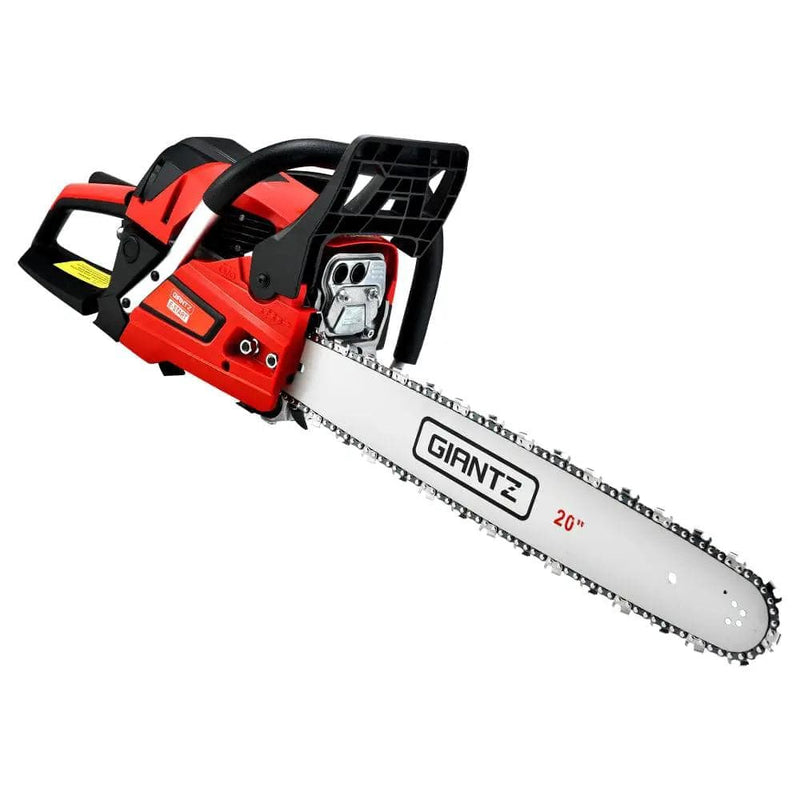 Giantz Chainsaw Petrol 52CC 20" Bar Commercial E-Start Pruning Chain Saw – view 1