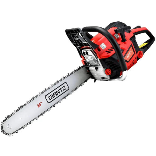 Giantz Chainsaw Petrol 52CC 20" Bar Commercial E-Start Pruning Chain Saw – view 2