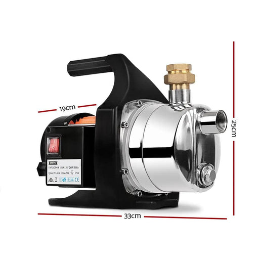 Giantz Garden Water Pump High Pressure 1500W Tank Rain Farm Irrigation House – view 2