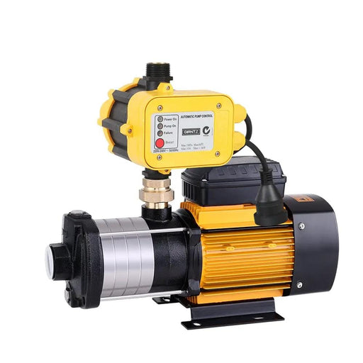 Giantz Garden Water Pump High Pressure 2000W 5-Stage Tank Irrigation Yellow – view 1