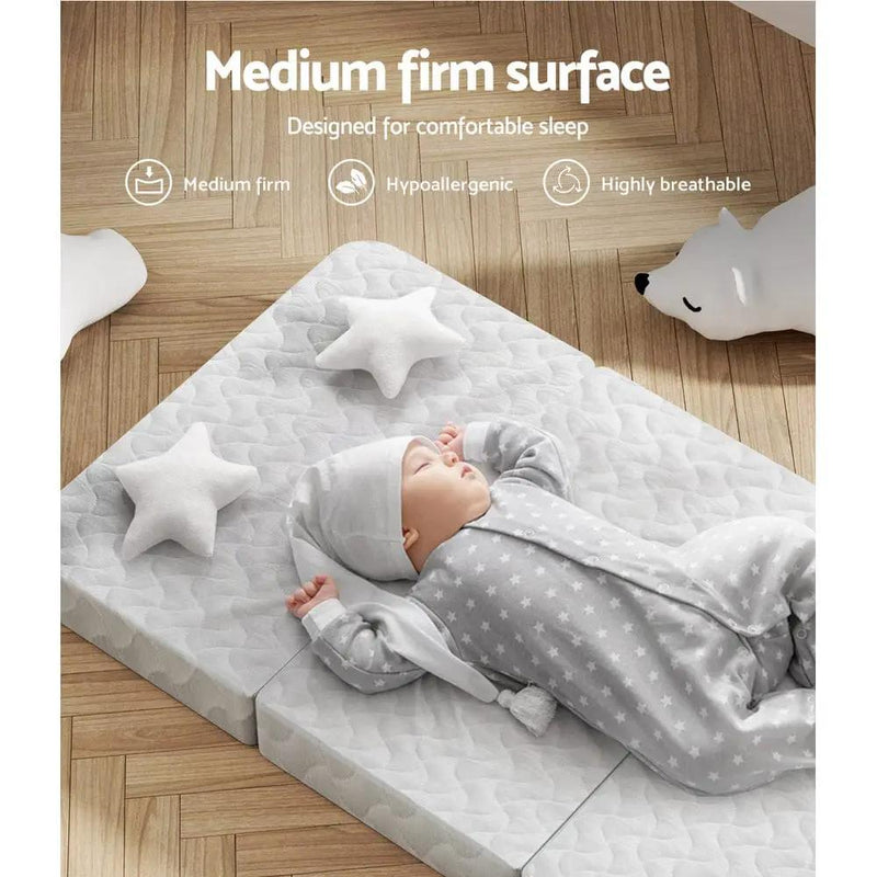 Giselle Bedding Foldable Mattress Folding Foam Cot Bed White – view 5