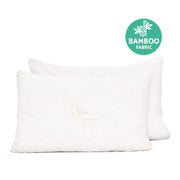 Giselle Bedding Memory Foam Pillow Bamboo Cover Twin Pack – view 4