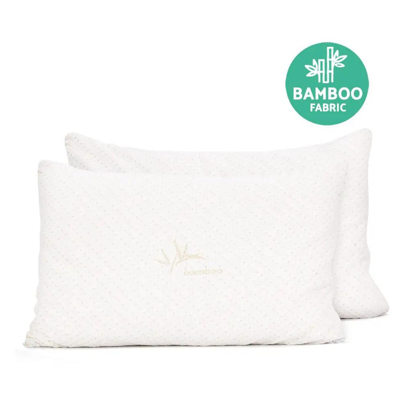 Giselle Bedding Memory Foam Pillow Bamboo Cover Twin Pack – view 4