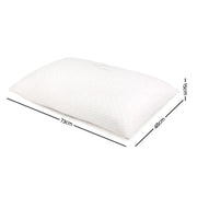 Giselle Bedding Memory Foam Pillow Bamboo Cover Twin Pack – view 2