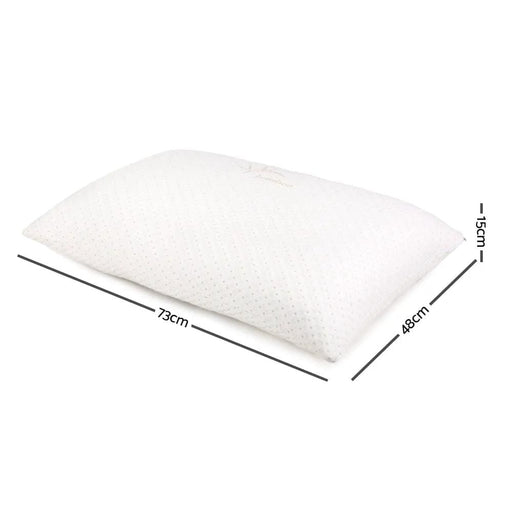 Giselle Bedding Memory Foam Pillow Bamboo Cover Twin Pack – view 2
