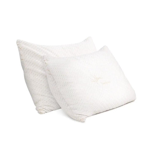 Giselle Bedding Memory Foam Pillow Bamboo Cover Twin Pack – view 1