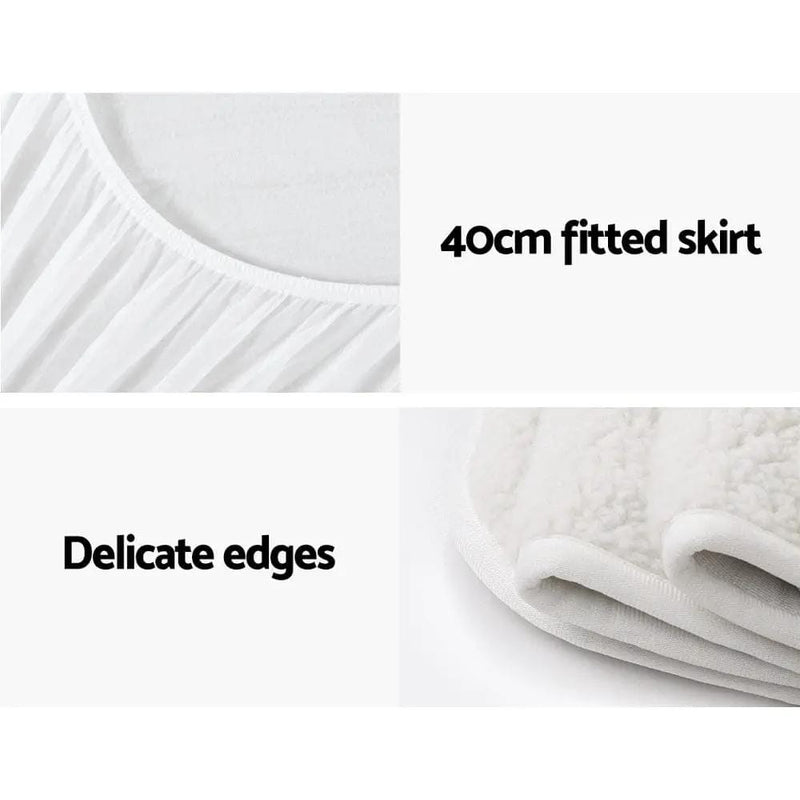 Giselle Bedding Queen Size Electric Blanket Fleece – view 5
