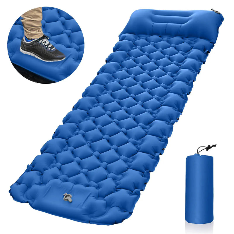 Portable Inflatable Camping Mattress - 196x68x8cm Lightweight Sleeping Pad | Moisture-Proof – view 5