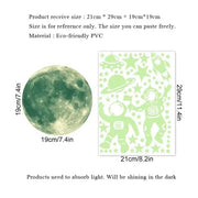 9eight5 3D Puzzle Glow in the Dark Space Themed Decals Glow in the Dark Space Themed Decals