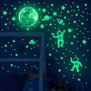 9eight5 3D Puzzle Glow in the Dark Space Themed Decals Glow in the Dark Space Themed Decals