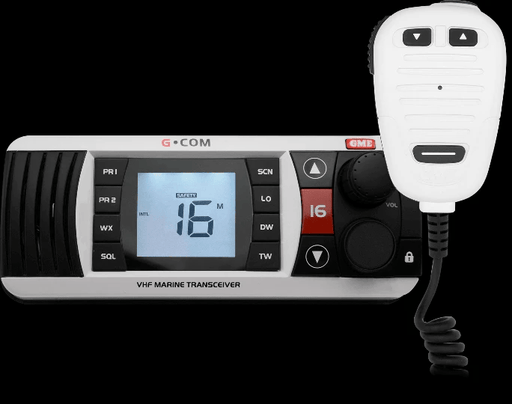 GME GX700 VHF Marine Radio IPX7 Waterproof Compact Bulkhead Mount Reliable Audio For Offshore Boaters