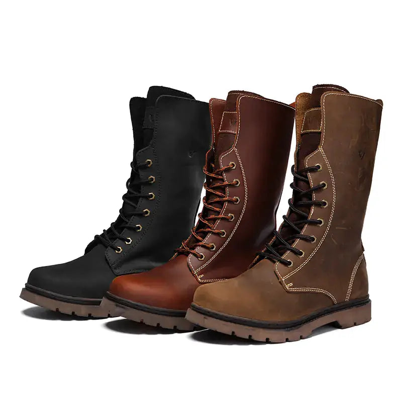 Men's Waterproof Leather Martin Boots | Hiking & Combat Boots – view 13