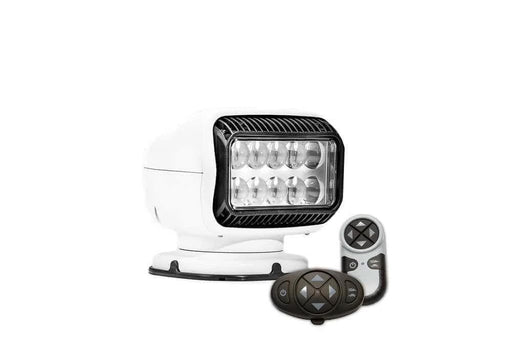 Golight GT LED Spotlight With Dual Wireless Remotes White Finish For Rugged Work Trucks Boats And ATVs