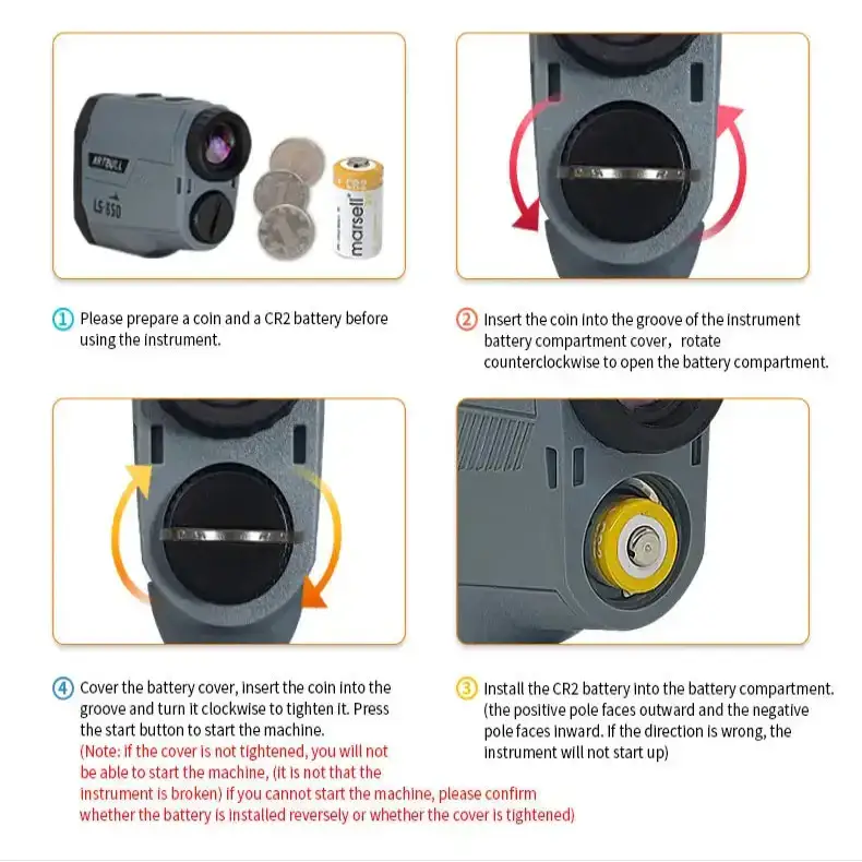 Habicare SS Golf Laser Range Finder – Slope & Pin Distance Golf Laser Range Finder – Slope & Pin Distance