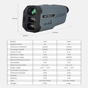 Habicare SS Golf Laser Range Finder – Slope & Pin Distance Golf Laser Range Finder – Slope & Pin Distance