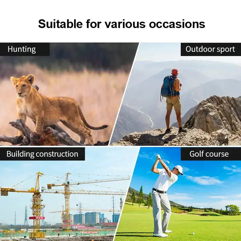 Golf Laser Rangefinder – USB Rechargeable with Slope (different models available) – view 10