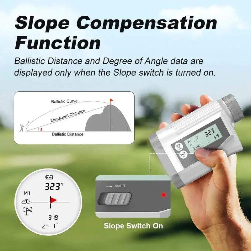 Golf Laser Rangefinder – USB Rechargeable with Slope (different models available) – view 17