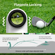 Golf Laser Rangefinder – USB Rechargeable with Slope (different models available) – view 12