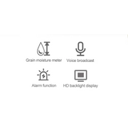 Habicare HBC Grain Moisture Meter Grain Moisture Meter for Corn, Wheat, Rice, Bean
