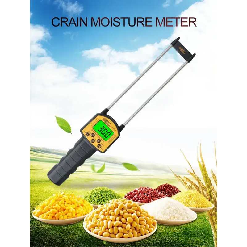 Habicare HBC Grain Moisture Meter Grain Moisture Meter for Corn, Wheat, Rice, Bean