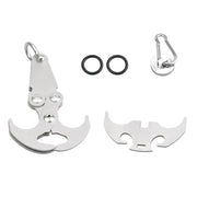 9eight5 Tools & Kits (multipurpose) Grappling Hook Foldable Claw - 8.5cm Grappling Hook Foldable Claw - 8.5cm