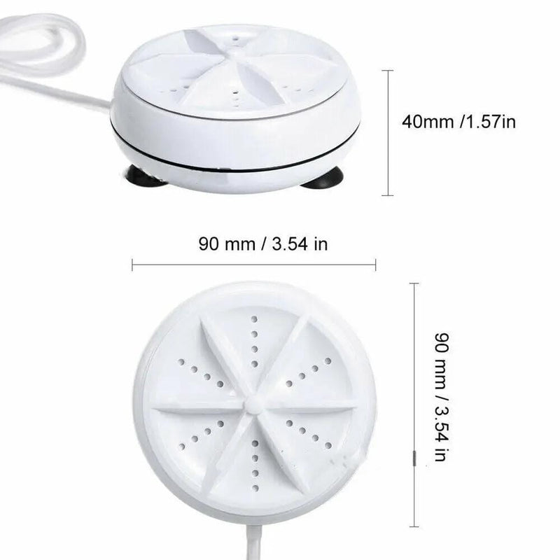 Mini Washing Machine Ultrasonic Turbine Washing Machine – view 3