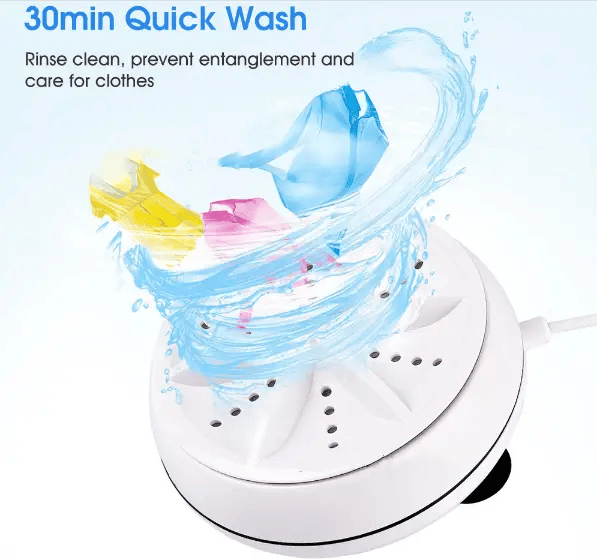 Mini Washing Machine Ultrasonic Turbine Washing Machine – view 2