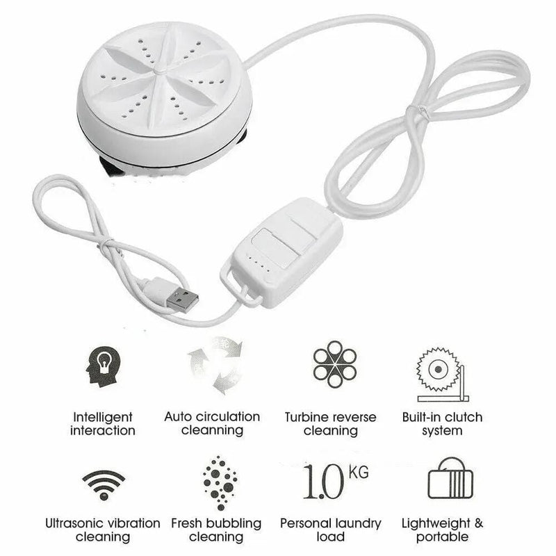 Mini Washing Machine Ultrasonic Turbine Washing Machine – view 9