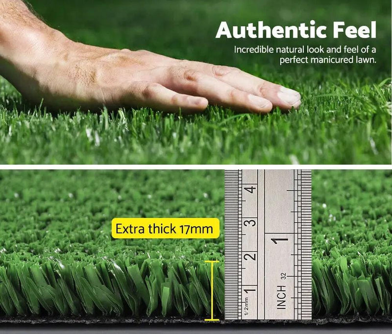 salelink.co.nz Unbranded 1X10M Artificial Grass 17MM 10M2 Artificial Grass 17mm 1x10m Outdoor Lawn Turf